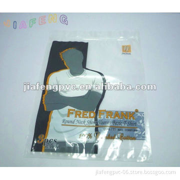 Plastic Bag with Simple Design for T-shirt Packing